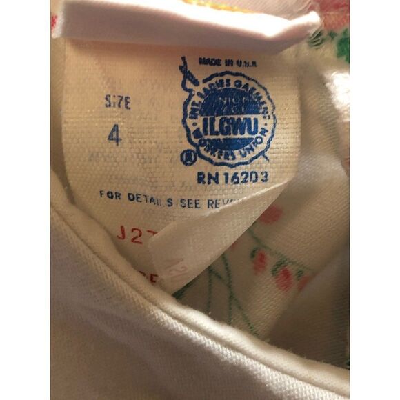 Brights Creek Vintage Dress 4 Summer Cottage Union Made Size 4 - Picture 5 of 6